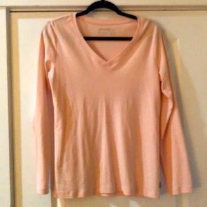 ❤️3/$25💖Eddie Bauer salmon long sleeve size large💖